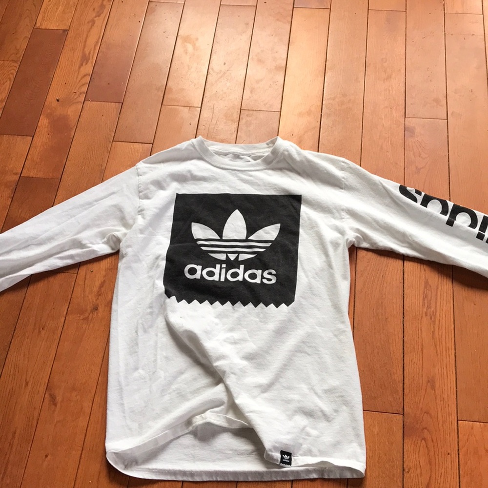 Adidas old logo tee